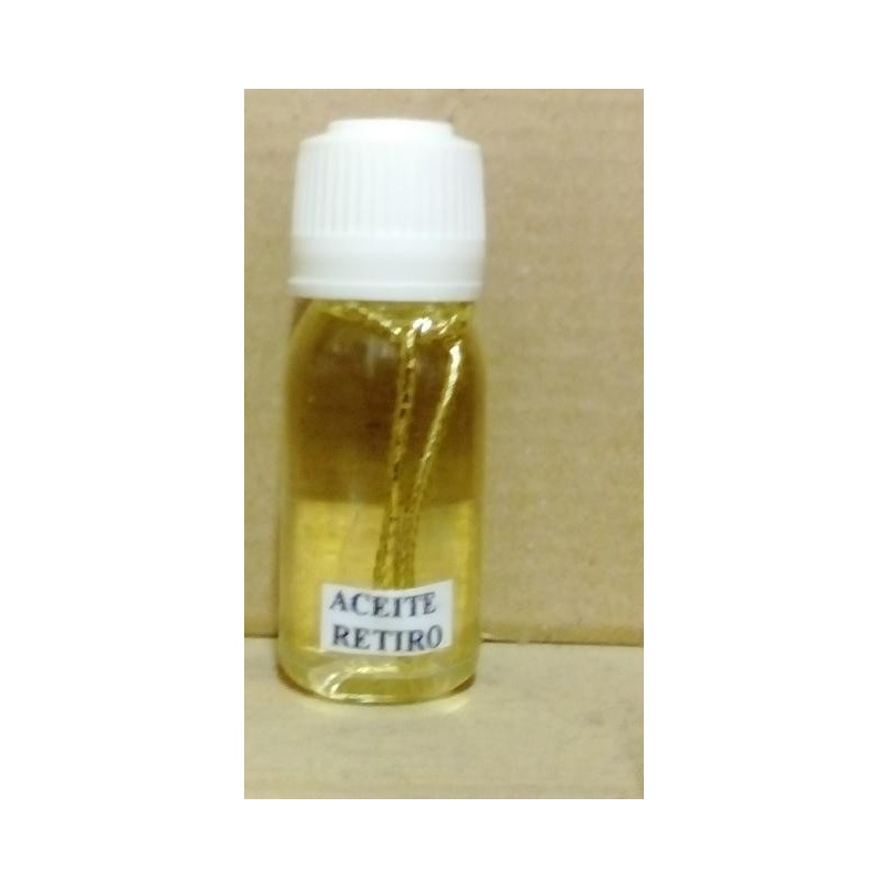 Aceite retiro (Aceites esotéricos)