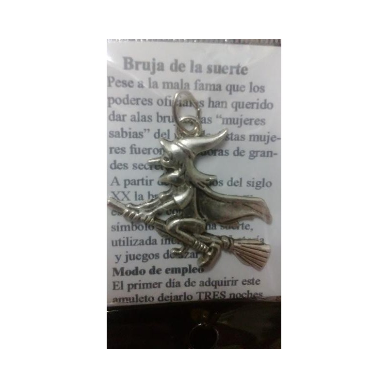 Bruja de la suerte con cordón (Amuletos y talismanes)