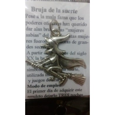 Bruja de la suerte con cordón (Amuletos y talismanes)