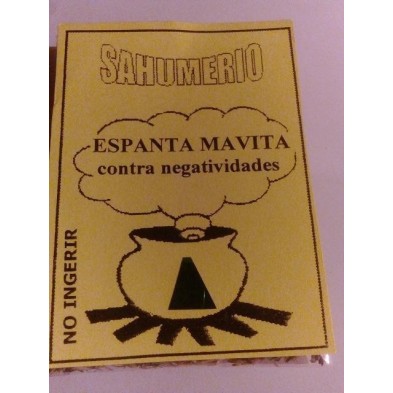 Sahumerio Espanta mavita (Sahumerios esotéricos)