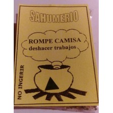 Sahumerio Rompe camisa (Sahumerios esotéricos)
