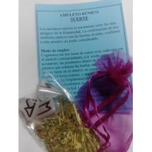 Amuleto rúnico suerte, cuarzo rosa (Amuletos y talismanes)