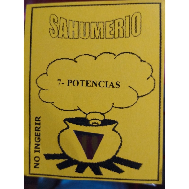 Sahumerio 7 potencias (Sahumerios esotéricos)