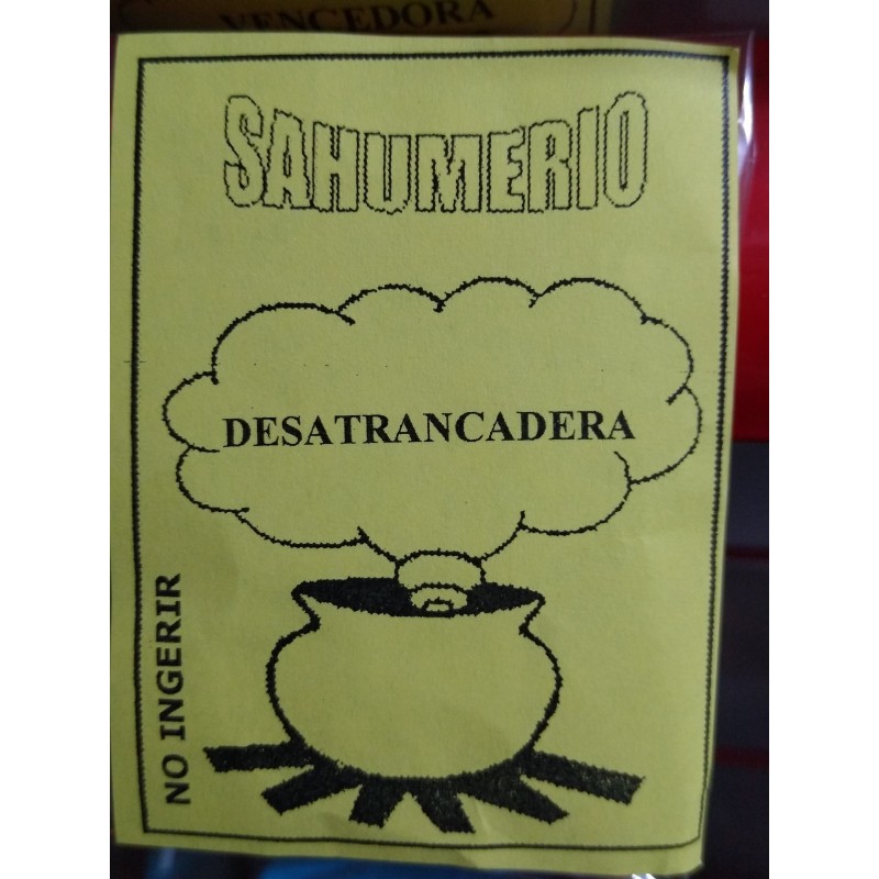 Sahumerio, Desatrancadera (Sahumerios esotéricos)