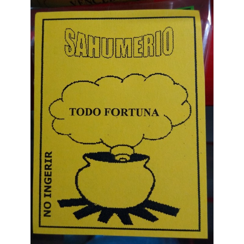 Sahumerio Todo fortuna (Sahumerios esotéricos)