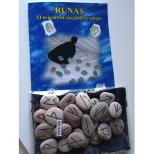 PACK runas: libro+ runas de piedra de rio (Adivinación)