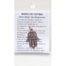 Mano de Fátima , colgante (Amuletos y talismanes)
