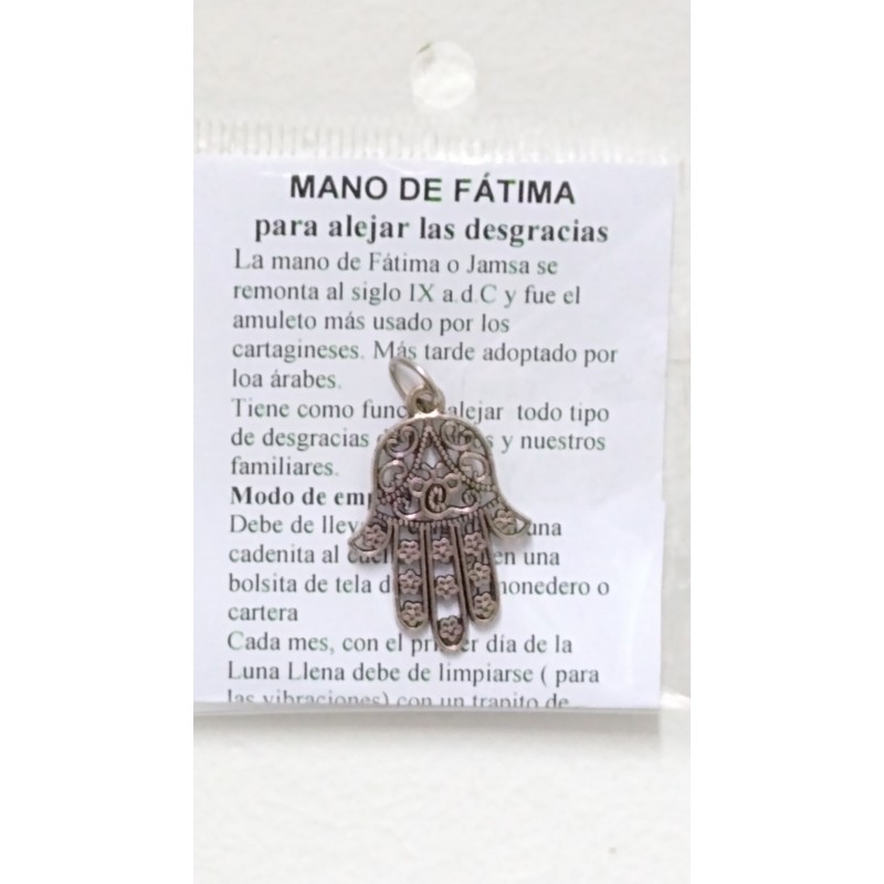 Mano de Fátima , colgante (Amuletos y talismanes)