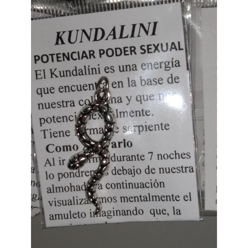 Colgante Kundalini, potencia el poder sexual (Amuletos y talismanes)