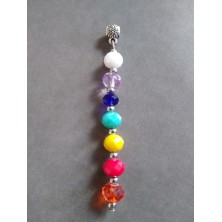 comprar Colgante 7 Chacras ( cristal tallado) (Amuletos y talismanes)