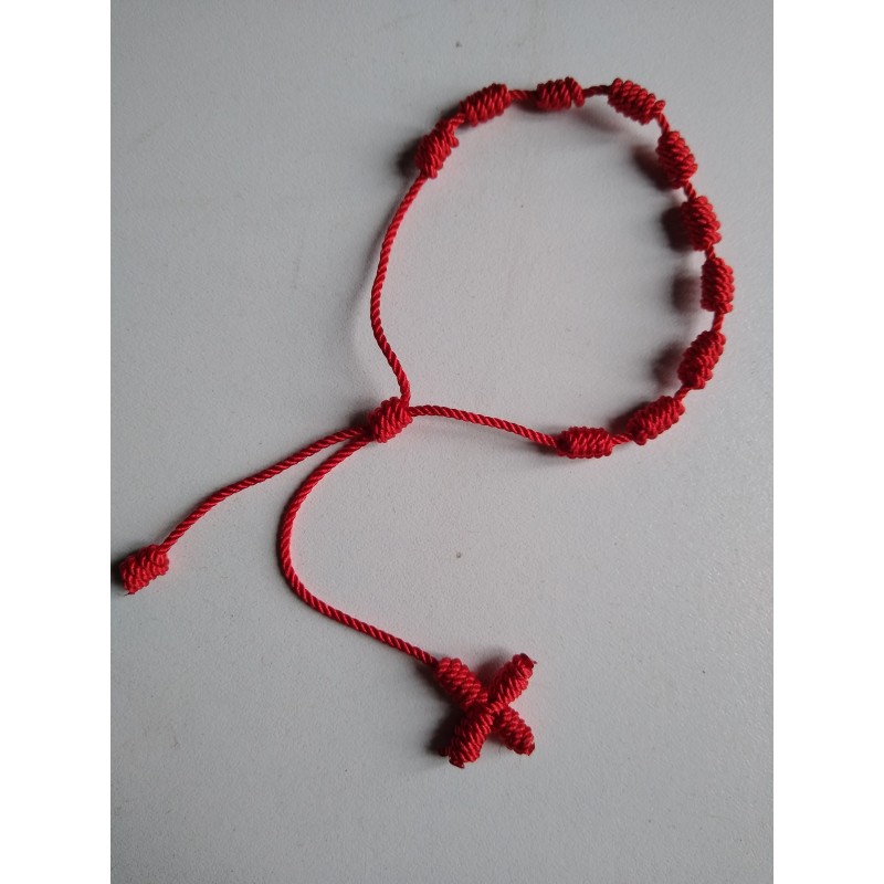 Decenario o Denario, cordón rojo (Amuletos y talismanes)