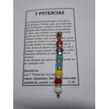 comprar Colgante 7 Potencias, cristal (Amuletos y talismanes)