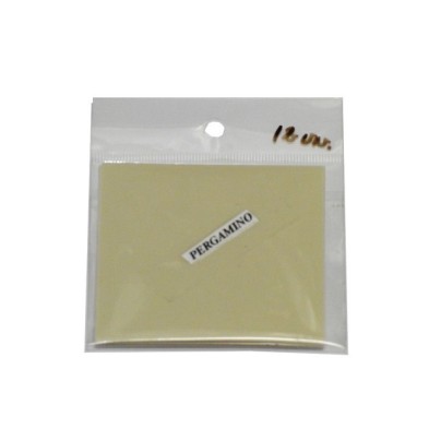 Pergamino vegetal, paquete 3 unidades, cuadrado (Tintas mágicas)