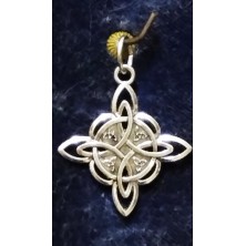 comprar Colgante Nudo de las brujas plateado