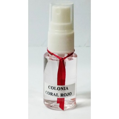 Colonia de coral roj, botella 20 ml Spray