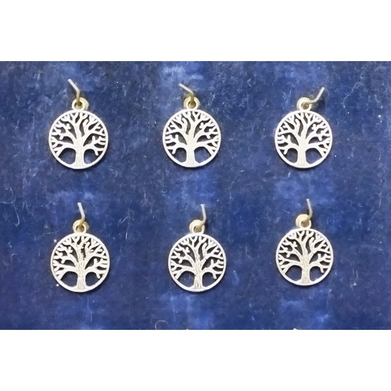 Arbol de la vida colgante 2 cm  ( Bolsa de 6 UNIDADES ) sin manipulación