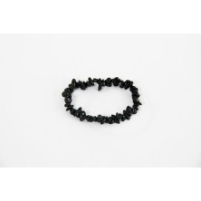 comprar ﻿Pulsera de mineral chip Onix,  fortaleza y estabilidad emocional.