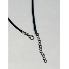 Cordón negro 45 cm largo