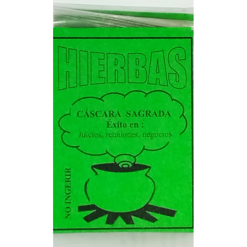 Cáscara sagrada ( hierbas importación )