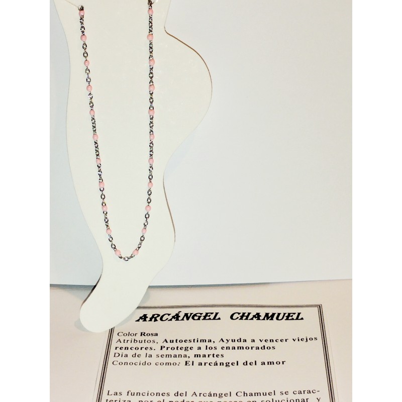 Tobillera Arcángel Samuel, acero inoxidable