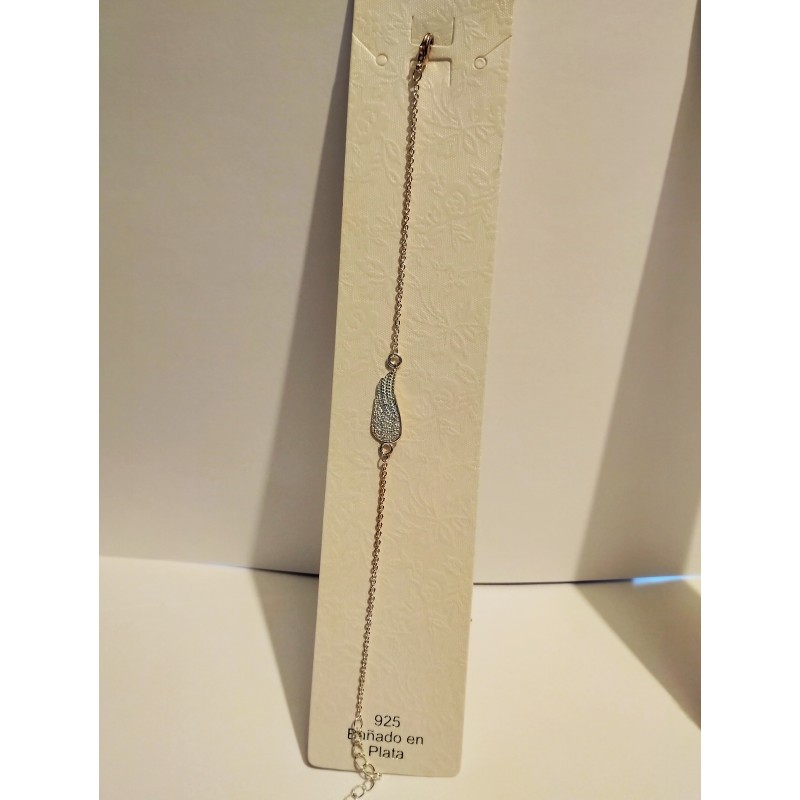 Pulsera económica figura sol, bañada en plata 925