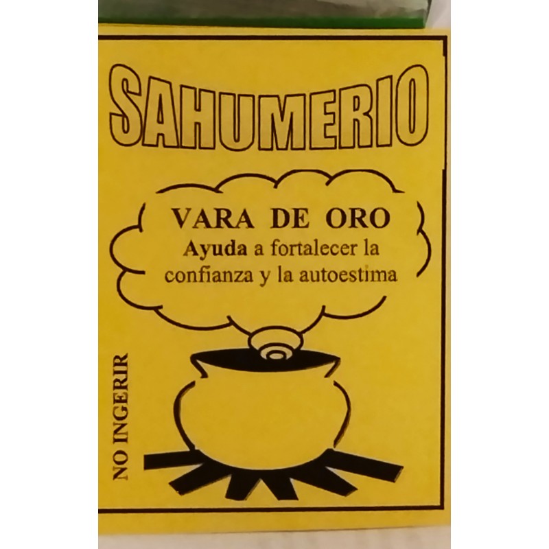 Vara de oro, sahumerio