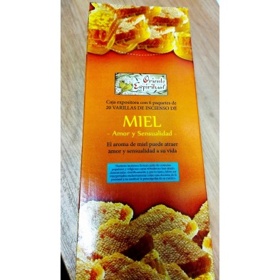 Incienso Miel varillas (20 unidades)