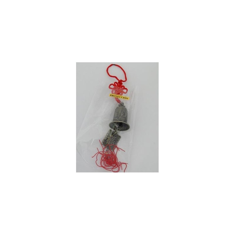 Campana ( 3 cm de diámetro) con cordón rojo (Outlet)