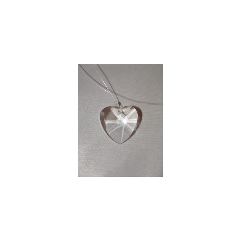 Corazón cristal tallado egípcio (Feng-shui)