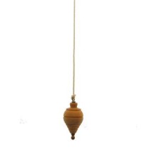 Péndulo mixto ( madera de haya con punta de metal ) con cordón y anilla (Péndulos)