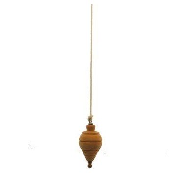 Péndulo mixto ( madera de haya con punta de metal ) con cordón y anilla (Péndulos)