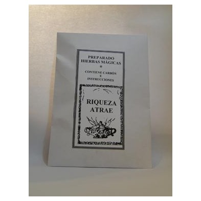 Riqueza atrae- Preparados hierbas y carbón (Preparado hierbas y carbón)